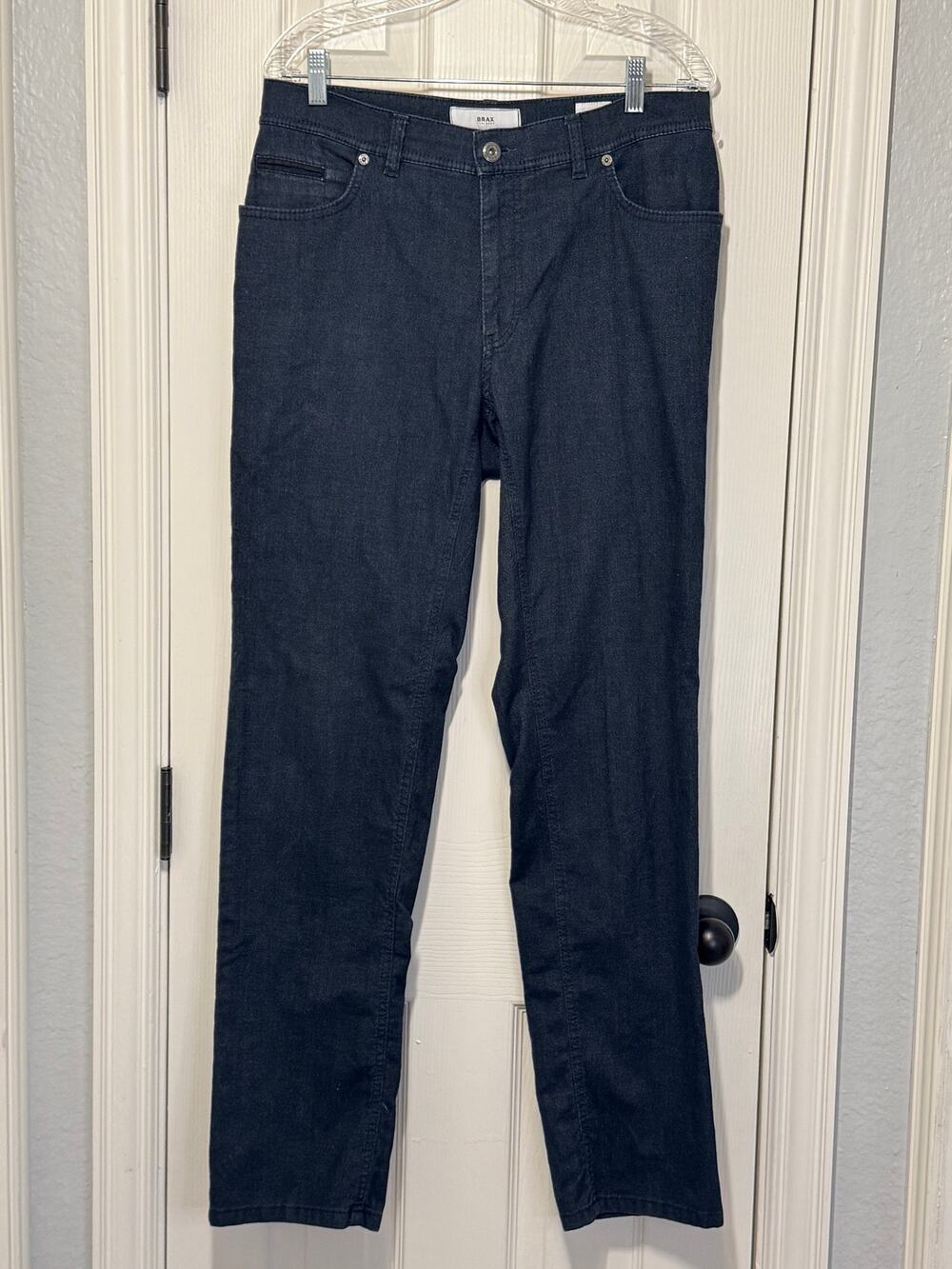 Brax Cooper Fancy Fit Jeans Size 12/32 Minimalist Classic Denim